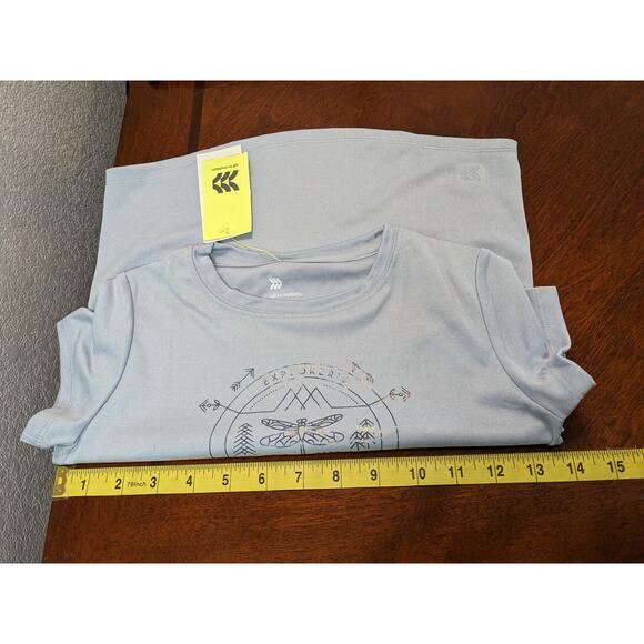 All in Motion Explorers Club TShirt Girls Small 6 6X Gray Short Sleeve Dragonfly - Picture 6 of 9